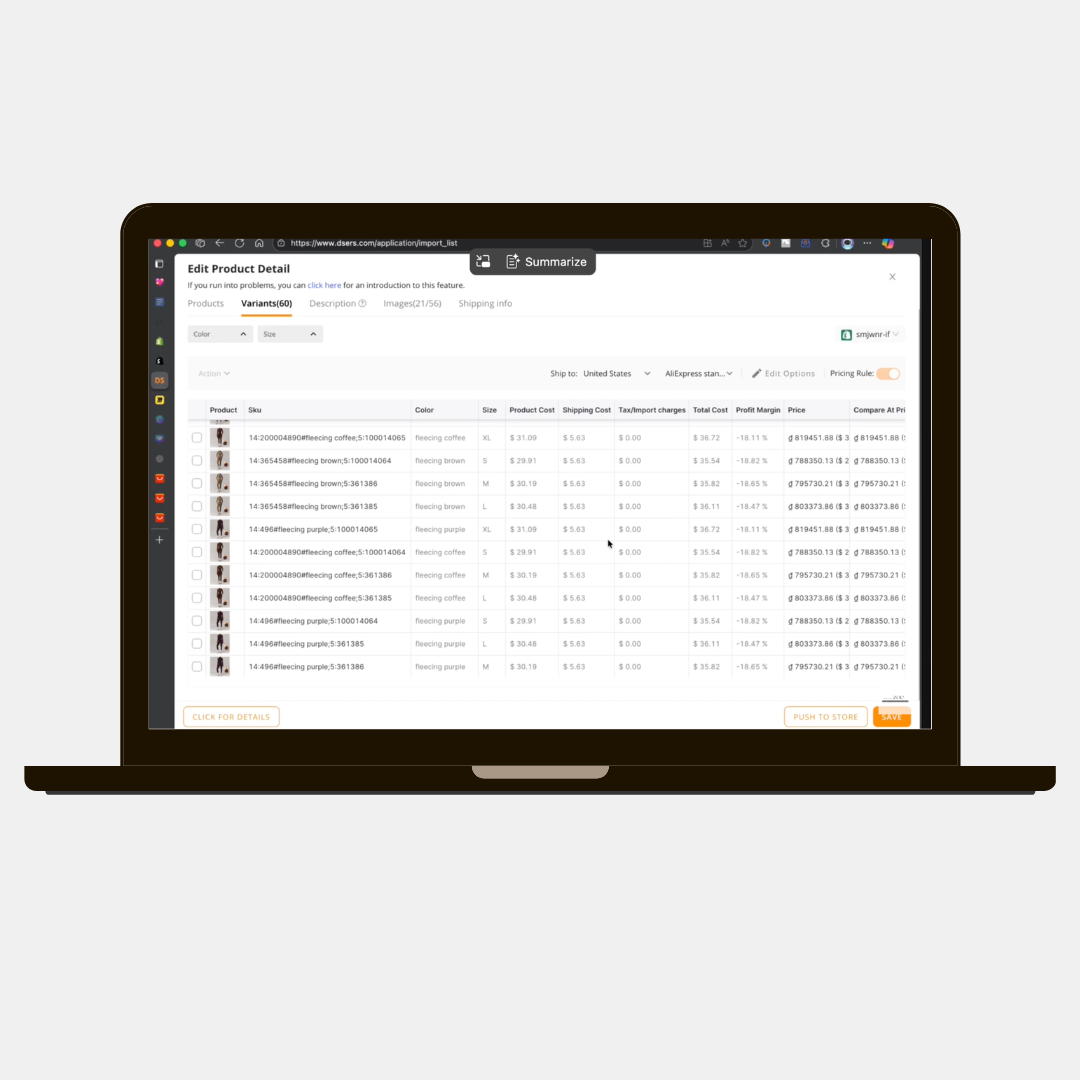 DS-2 | Set Up Shopify Store Niche Thời Trang
