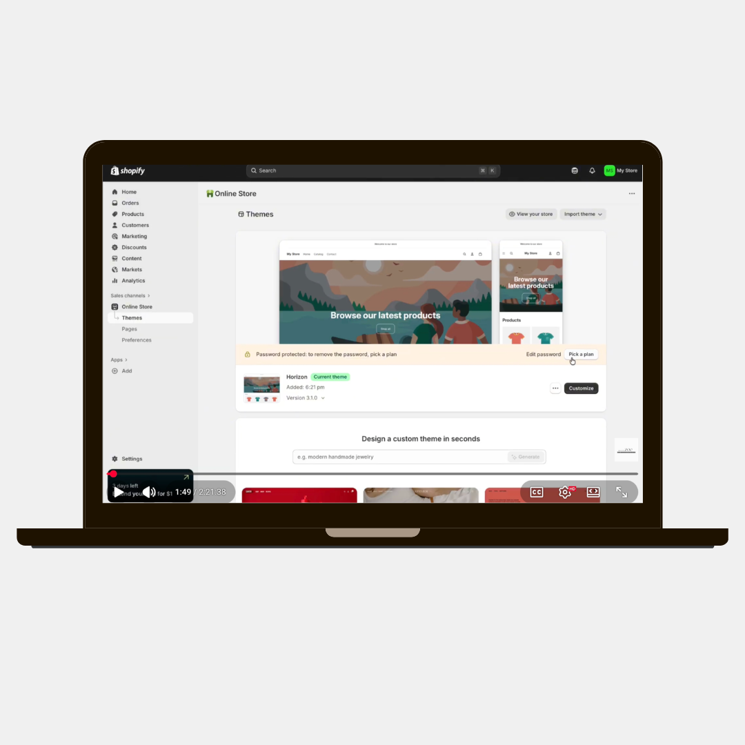 DS-2 | Set Up Shopify Store Niche Thời Trang