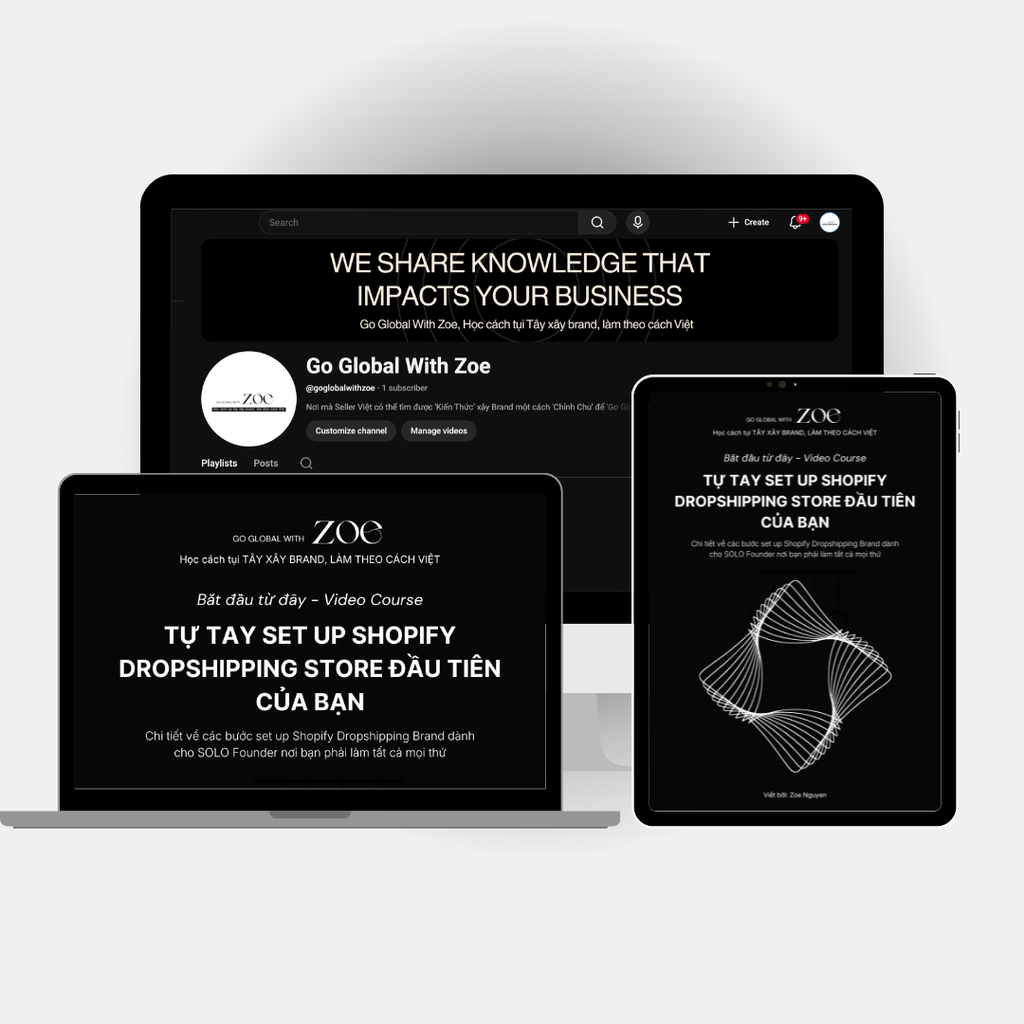 DS-1 | Tự Tay Set up Dropshipping Store Đầu Tiên