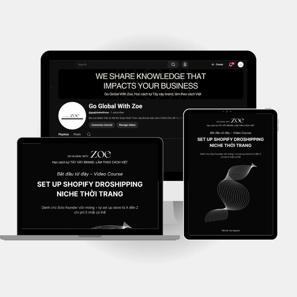 DS-2 | Set Up Shopify Store Niche Thời Trang