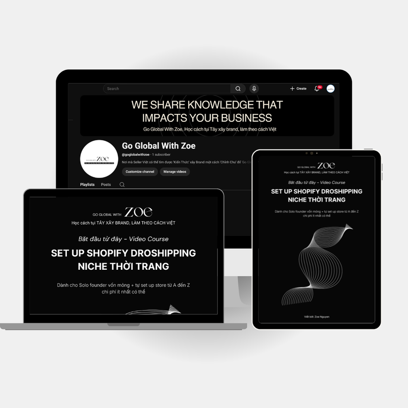DS-2 | Set Up Shopify Store Niche Thời Trang